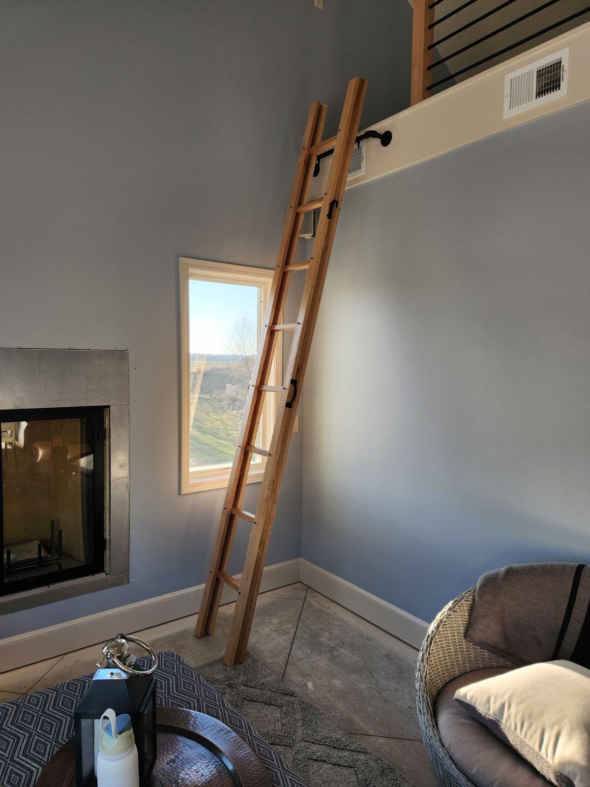 Maple - Custom Folding Loft Ladder for Tiny Houses | Space-saving ...