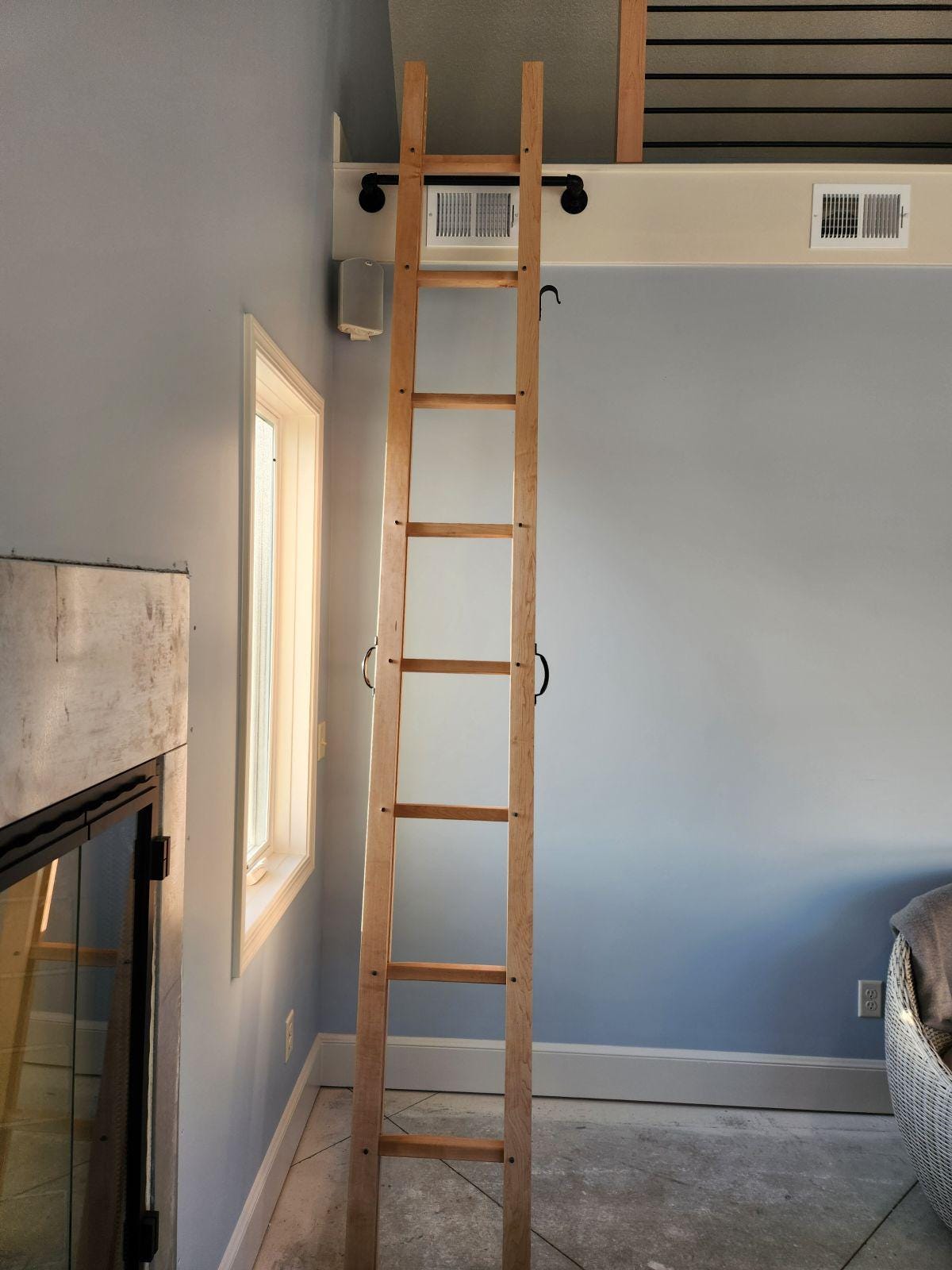 Maple - Custom Folding Loft Ladder for Tiny Houses | Space-saving ...