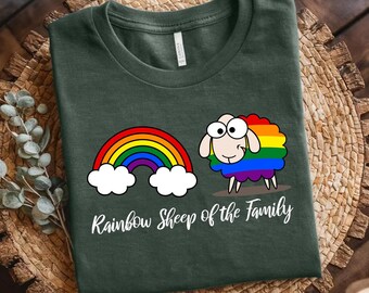 Lustige LGBT Geburtstagskarte 'The Rainbow Sheep Of The Family' – A5, Mit Umschlag, Für LGBTQ+ Feiern & Liebevollen Humor