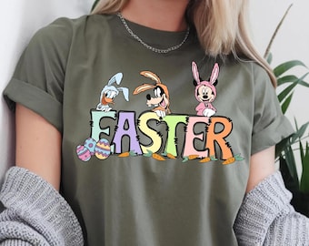 Disney Mickey And Friends Easter Shirt, Disney Happy Easter Shirt, Disney Bunny Easter Shirt,Easter Trip Shirt,Disneyworld Easter Sweatshirt