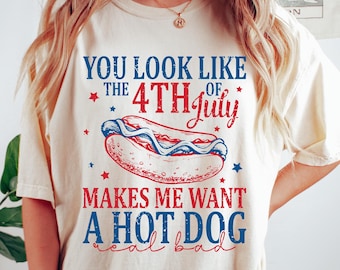 Funny 4th of July Shirt, Hot Dog Real Bad Tee, Patriotic Quote T-Shirt, Independence Day Humor, USA BBQ Graphic Tee, July Fourth Outfit