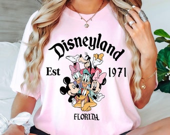 Retro Disneyworld Florida Shirt,Disneyworld Est 1971 Shirt,Disney Vacation Shirt,Mickey and Friends Shirt,Disney Shirt,Matching Disney Shirt