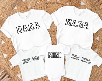 Custom Family Shirt, Matching Family Shirt, Mom Dad shirt, Custom text shirt, Personalized shirts, Christmas Pajamas, Custom sweatshirts