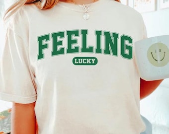 feeling lucky shirt, lucky st patricks day sweatshirt, saint patricks day shirt, st patricks day sweater, lucky shirt for family,lucky shirt