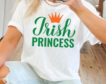 Irish Princess Shirt, Princess Sweater, St Patricks Day Princess Shirt, Irish Crewneck for Women,Saint Patricks Day,Womens St Paddys Day Tee