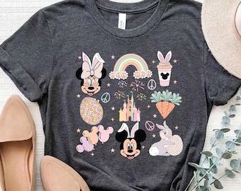 Disney Bunny Easter Shirt, Disney Mickey Minnie Easter Shirt, Disney Easter Shirt, Disney Family Easter Shirt, Easter Trip Tee, Disney Bunny