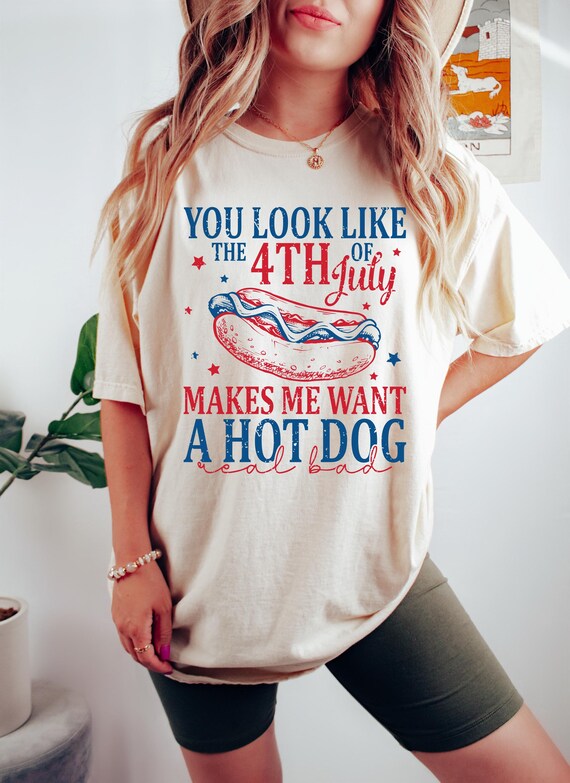 Funny 4th of July Shirt, Hot Dog Real Bad Tee, Patriotic Quote T-Shirt, Independence Day Humor, USA BBQ Graphic Tee, July Fourth Outfit