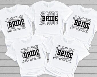 Team Bride Shirts, Bachelorette Party Group Shirts, Bride Tshirt, Anniversary Gifts, Bridal Party Gift, Team Bride,Bridesmaid Proposal Gifts