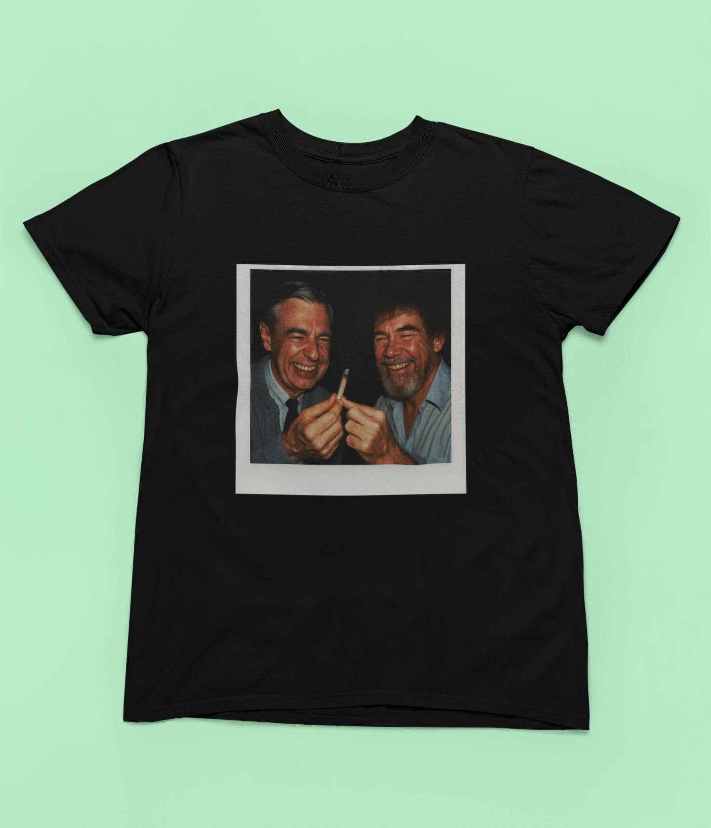 tie dye bob ross shirt