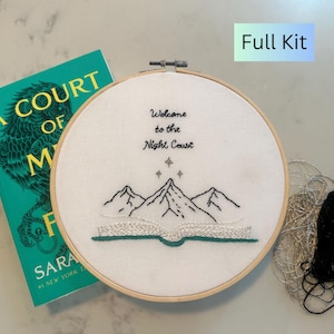 ACOTAR Night Court Embroidery Kit