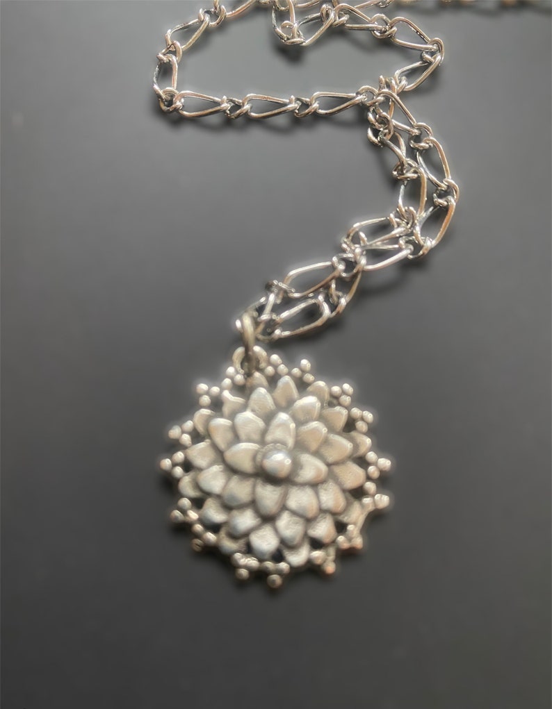 Dahlia Sterling Silver Necklace image 6