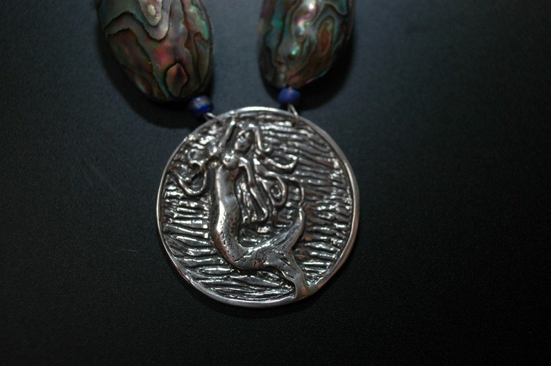 Abalone Mermaid Necklace image 3