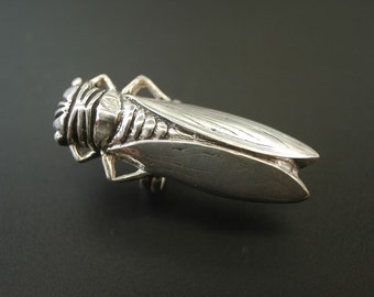 Cicada Sterling Silver Ring