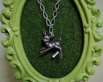 A deer necklace for your sweet lil dear... Children's Necklace