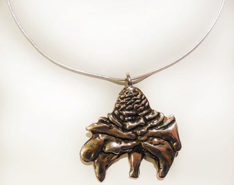 Torch Ginger Sterling Silver Necklace