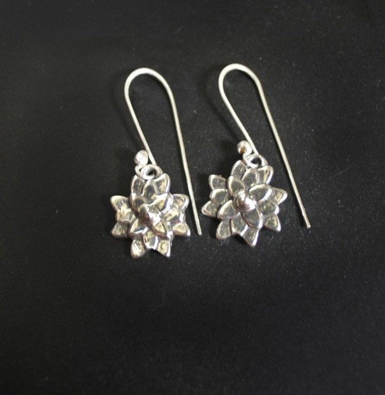 Asian Mum Sterling Silver Dangle Earrings image 1