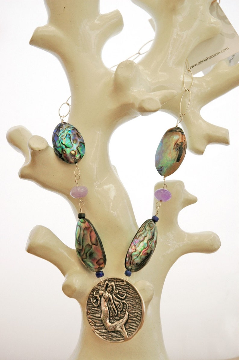 Abalone Mermaid Necklace image 2