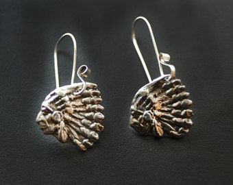 Southwestern Indian Chief Earrings