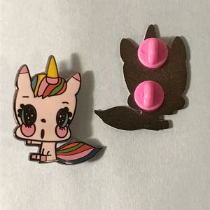 Uni-Kitty or Unicorn Kitten Lapel Pin image 3