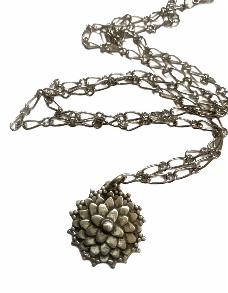 Dahlia Sterling Silver Necklace image 2