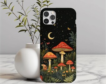 Etui na telefon Mushroom | Etui Cottagecore | Zawieszka na telefon Mushroom | Etui na telefon Nature | Etui na telefon iPhone | Etui na telefon | Etui na telefon Samsung