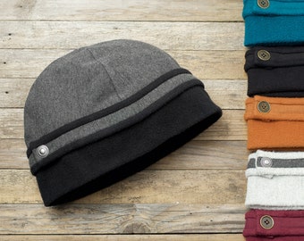 Fleece Hat - Womens Eco-Friendly Bamboo Beanie - Made in USA