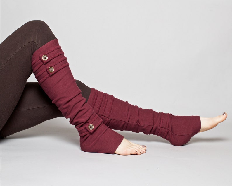 Womens Leg Warmers Bamboo Fleece Made in the USA Etsy