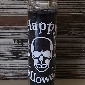 Halloween Skull Candle