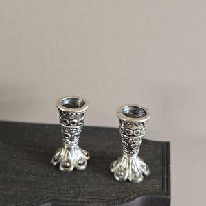 Dollhouse Miniature Silver Goblets