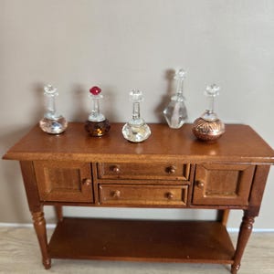 Dollhouse Miniature Decanters