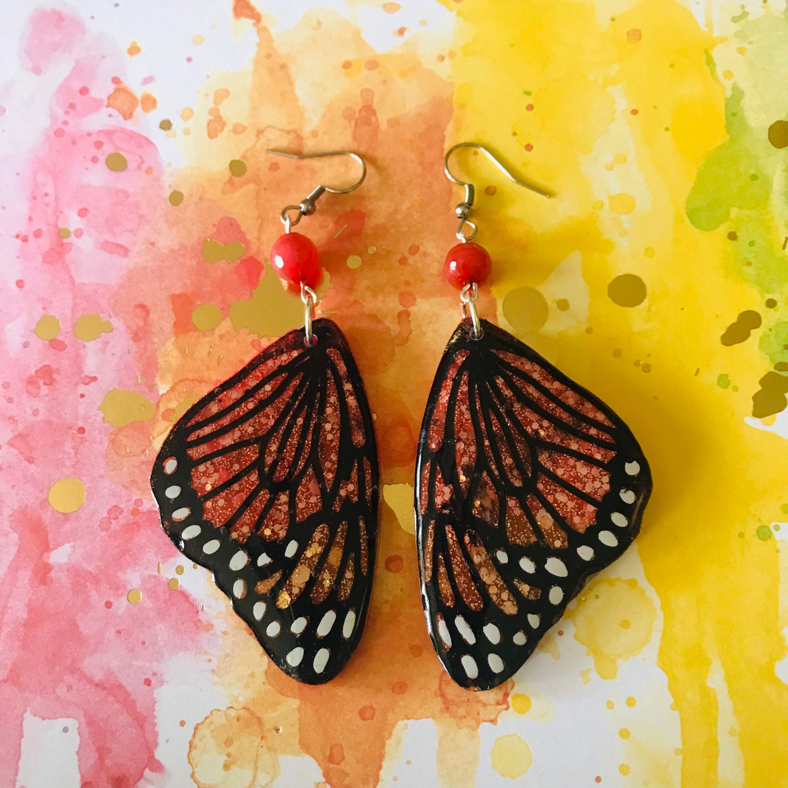 Monarch Butterfly Earrings - Shady And Katie