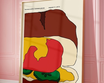 コレクション Herman Miller Summer Picnic HOTDOG Hot Dog Picnic Poster – Herman Miller Store