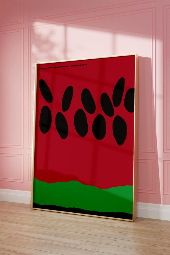 額装品hermanmillerポスターsummer picnic 1989 額装品hermanmillerポスターsummer picnic 1989 A Nice Day for