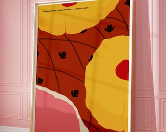 1976 Herman Miller Summer Picnic Poster, Mid-Century Modern Art (Digital Download)