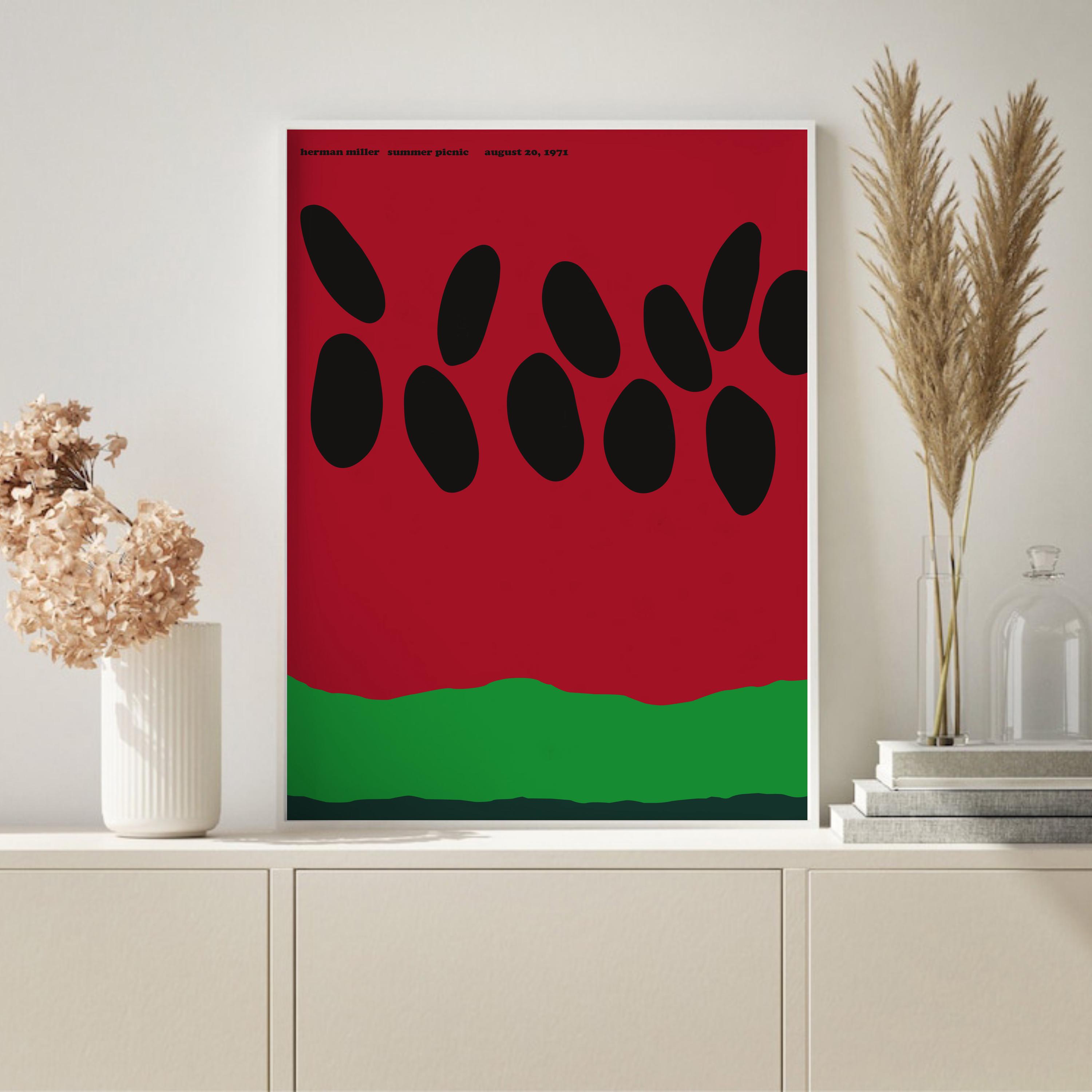 Herman Miller Summer Picnic 71 Poster, Watermelon Poster