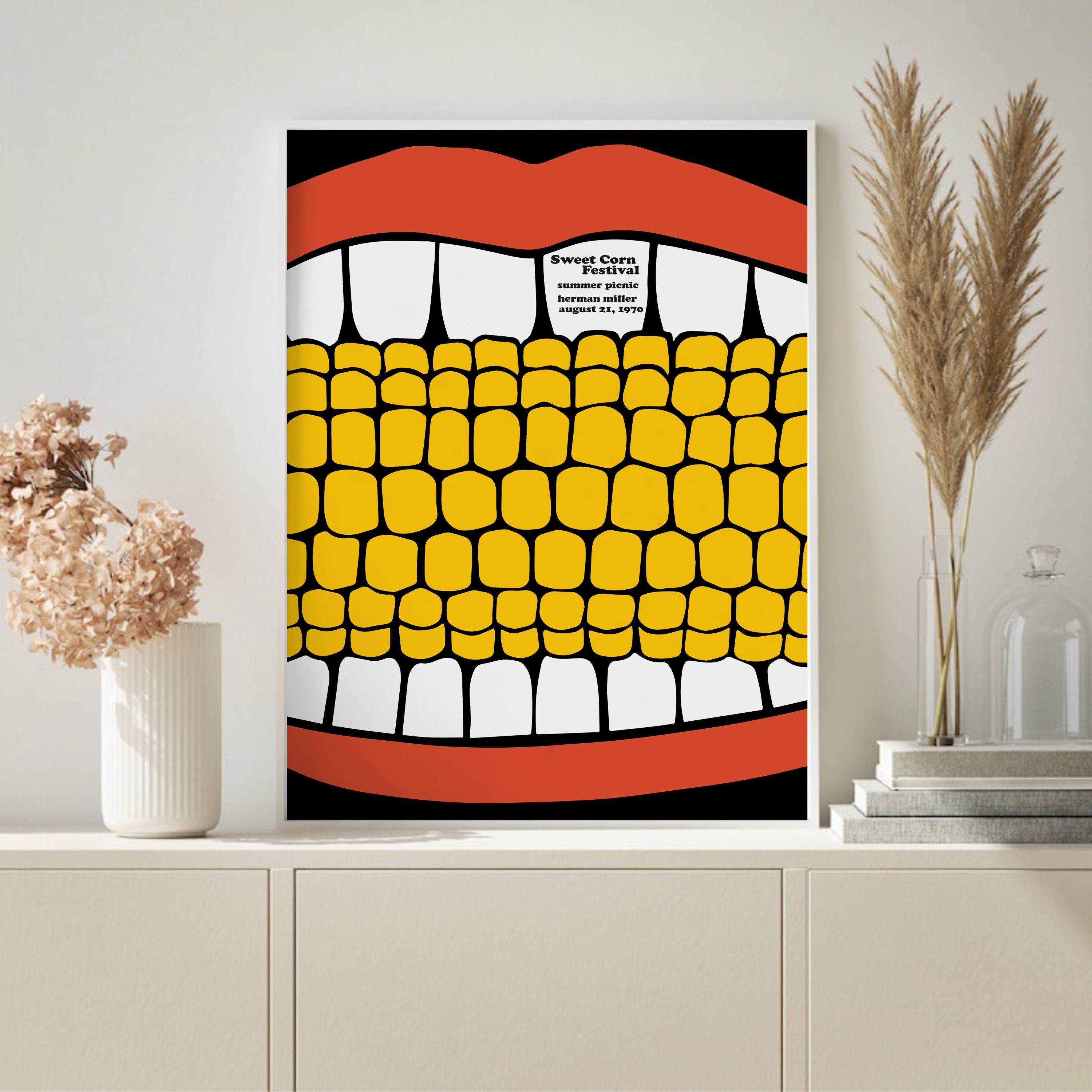 herman miller summer picnic ポスター ヴィンテージ Herman Miller Summer Picnic Poster / Vintage - MID-Century