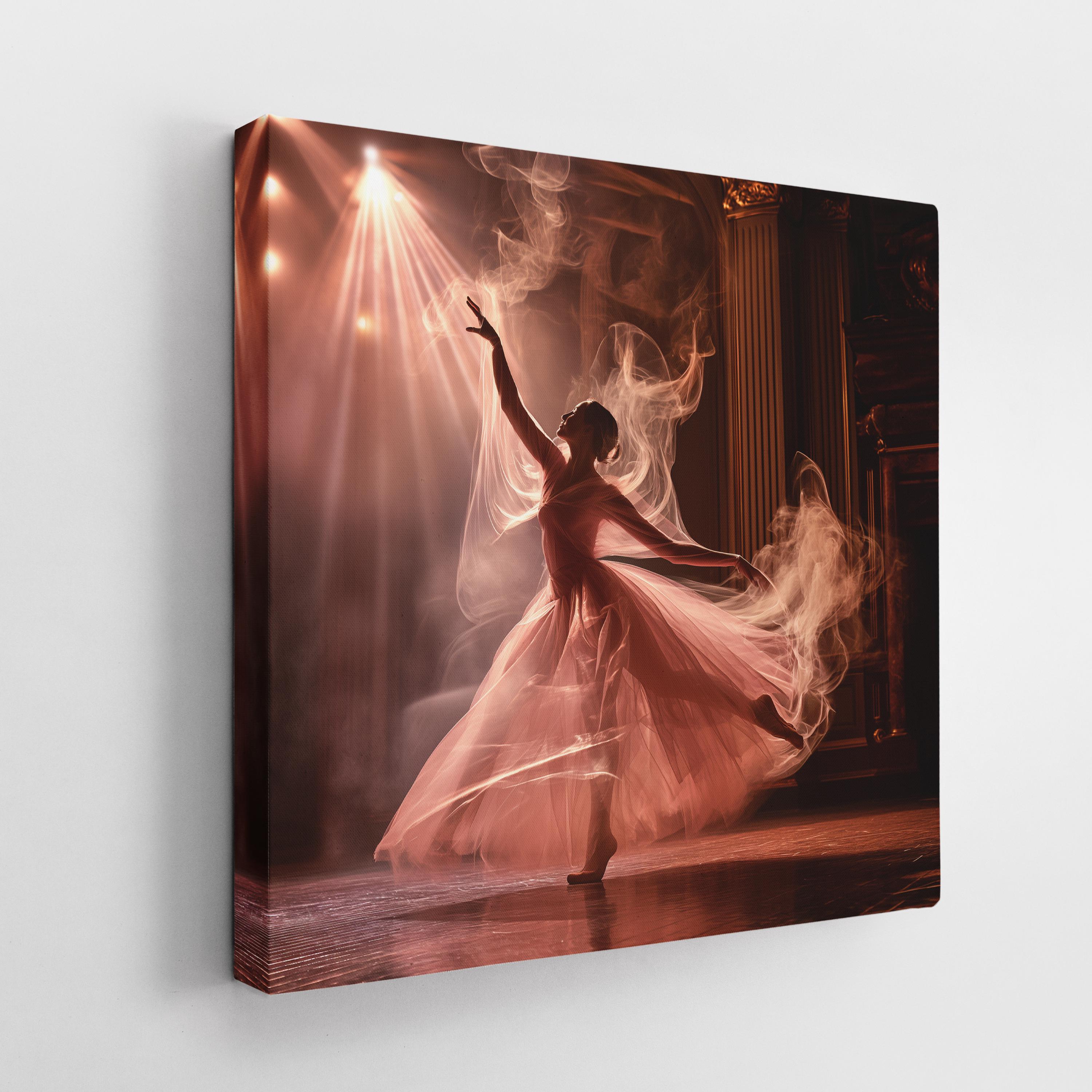 Ethereal Ballerina Canvas Art - Elegant Ballet Dancer Wall Decor ...