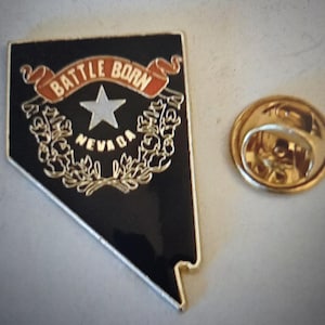 2 épingles de la carte de l'état du Nevada
