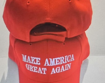 Rode geborduurde pet Make America Great Again