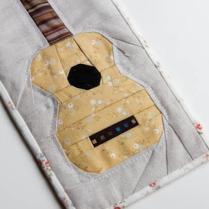 Ukulele Mini Quilt Anleitung