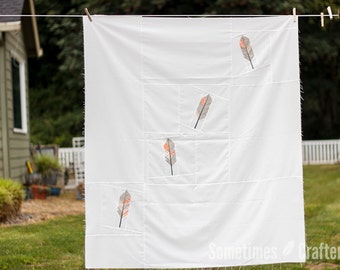 Feathers in the Wind Quilt Pattern PDF