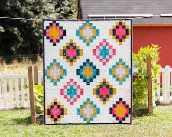 Painted Basket Quilt Pattern PDF