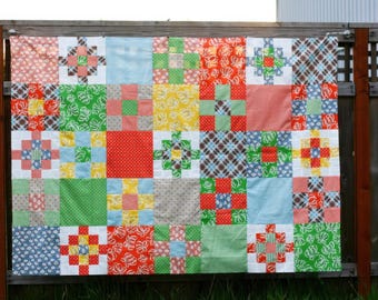 Vintage Patchwork Quilt Pattern PDF