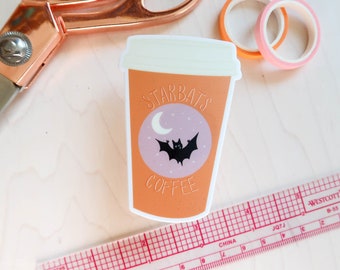 Starbats Coffee Waterproof Vinyl Decal