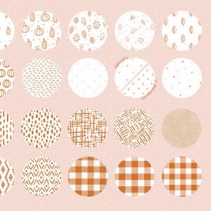 Fall Pattern Procreate Brush Set | Hand Drawn