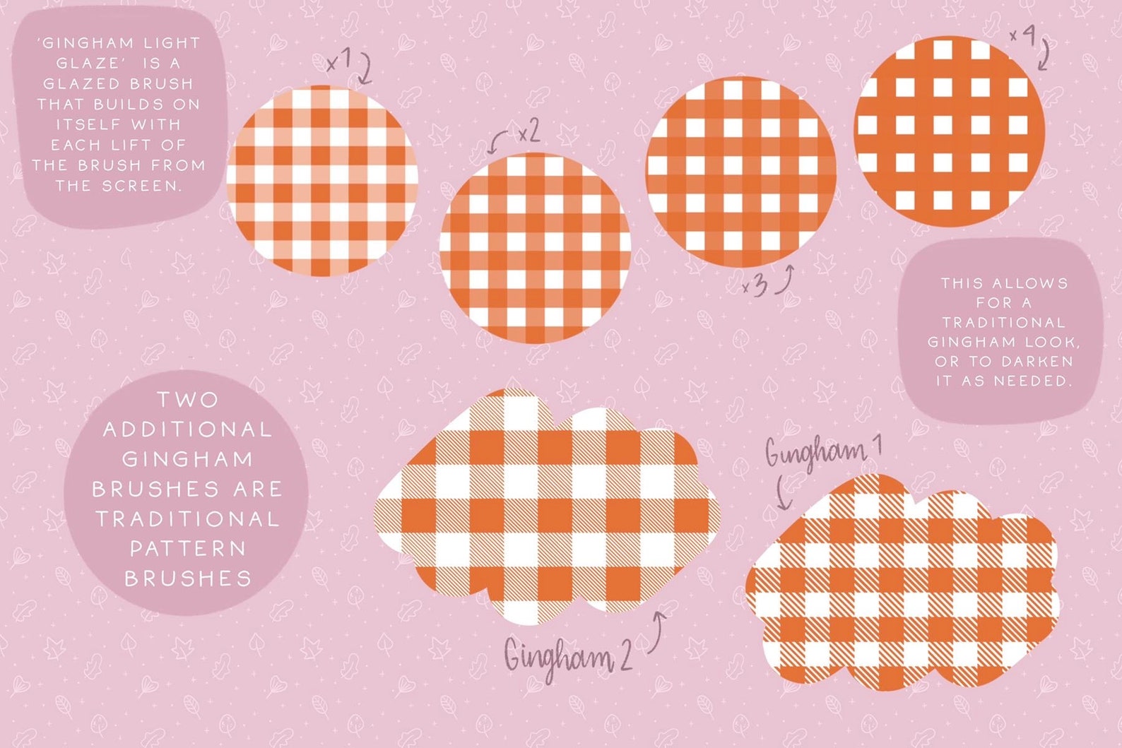 Fall Pattern Procreate Brush Set | Hand Drawn - Etsy