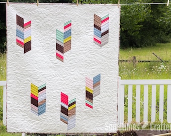 Feathered Nest Quilt Pattern // PDF
