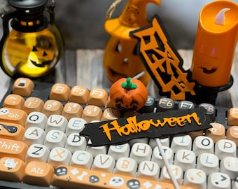 Halloween Keycaps | XOA Profile Keycap Set | PBT Material