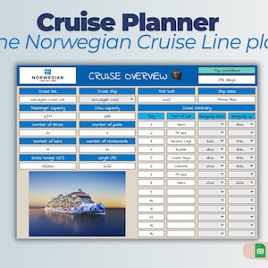 Norwegischer Kreuzfahrtplaner | NCL-Planer | Kreuzfahrt-Planer | Kreuzfahrt-Veranstalter | Kreuzfahrt-Checkliste | Druckbarer Planer | Tagesplaner