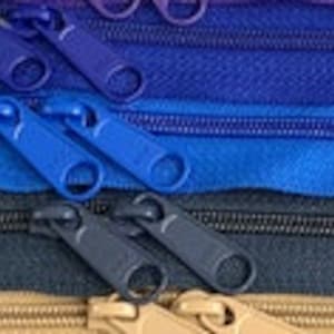 YKK 30 Inches 4.5mm Zipper with Double Pull -Head-to-Head Sliders, Your Choice of Color (Made in USA) by Each